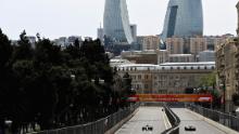 Valtteri Bottas e Sergey Sirotkin sono sulla buona strada durante i test per il Grand Prix di Formula 1 dell'Azerbaigian nel 2018.