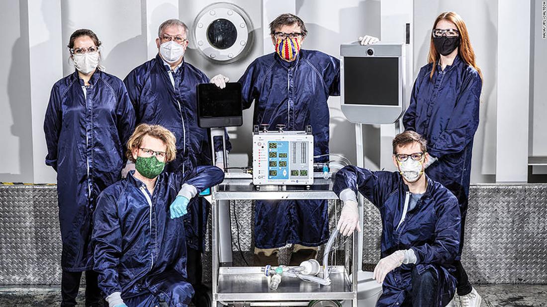 Il team della NASA ha sviluppato un ventilatore adatto ai pazienti con coronavirus in 37 giorni