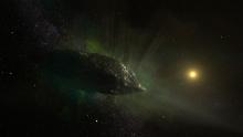 Gli scienziati ottengono una prima occhiata all'interno della cometa dall'esterno del nostro sistema solare