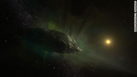Gli scienziati ottengono una prima occhiata all'interno della cometa dall'esterno del nostro sistema solare