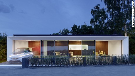 Gli architetti tedeschi Aktivhaus affermano che questa casa genera il doppio dell'energia che consuma.