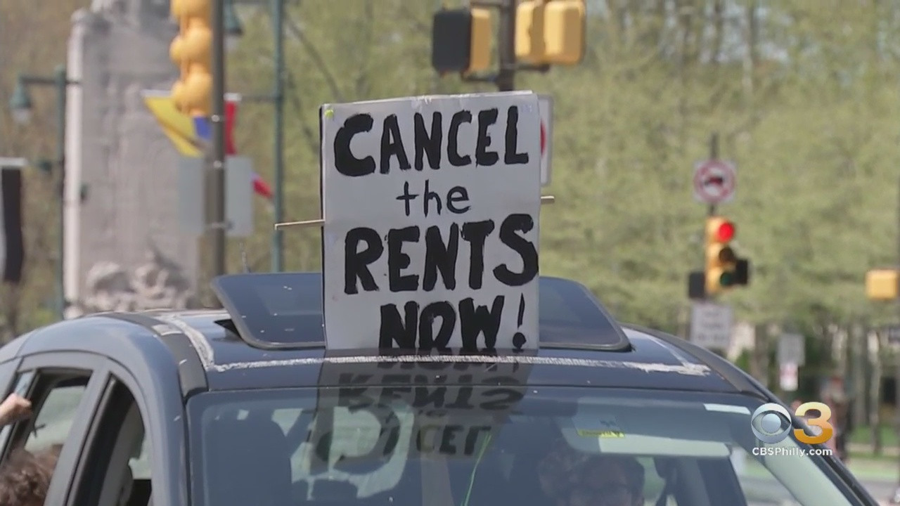 Gli inquilini inviano un messaggio ai proprietari con l'annullamento della protesta di affitto "Se non riusciamo a lavorare non possiamo pagare" - CBS Philly