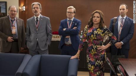 Kevin Dunn, Gary Cole, Andy Daly, Julia Louis-Dreyfus, Tony Hale in & # 39; Veep & # 39;