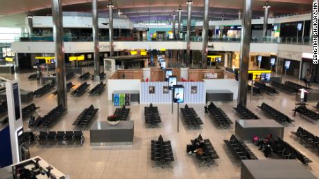 Un terminal quasi vuoto a Heathrow potrebbe essere un nuovo standard.