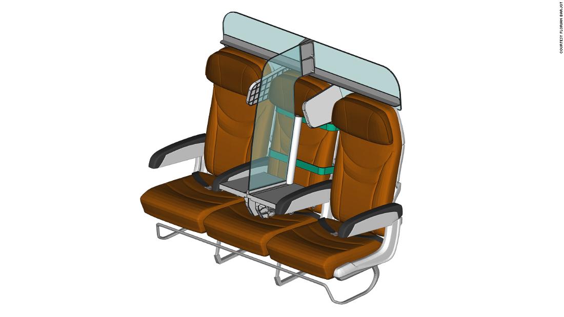 Il design dei sedili degli aerei PlanBay ti aiuterebbe a distanziarti socialmente