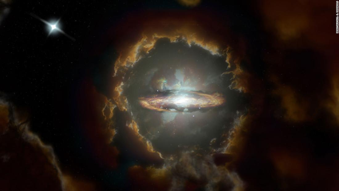 Gli astronomi trovano il disco di Wolfe, una galassia che non dovrebbe esistere, nel lontano universo