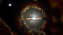 Gli astronomi trovano il disco di Wolfe, un'improbabile galassia, nel lontano universo 