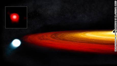 Questa stella è sopravvissuta a una chiamata ravvicinata con un buco nero. Alla fine diventerà un pianeta