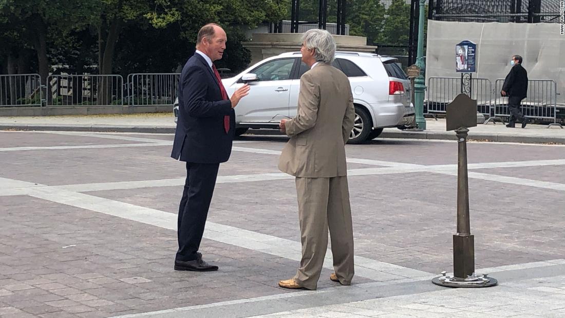 Republican Rep. Ted Yoho of Florida is seen Friday near the US Capitol.