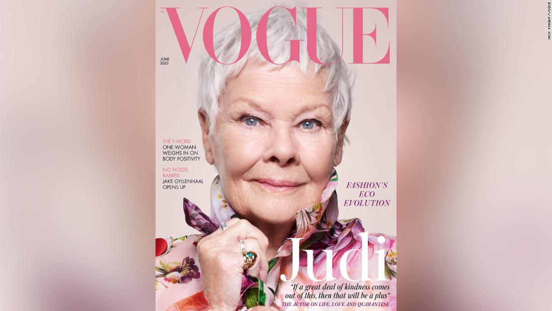 Judi Dench diventa la più antica stella britannica di Vogue