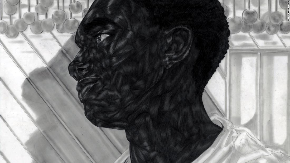 L'artista Toyin Ojih Odutola disegna ritratti complessi di vita nera