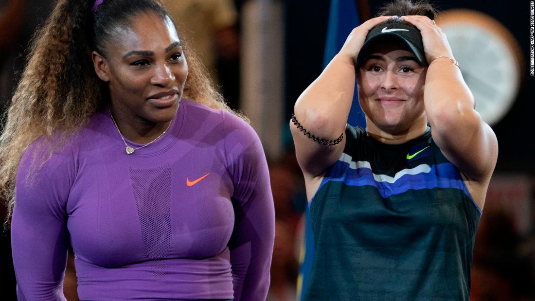 La campionessa degli US Open Bianca Andreescu vuole "superare Serena"