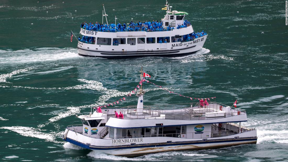 Tour delle cascate del Niagara Show di barche Come il Canada, gli Stati Uniti gestiscono Covid-19