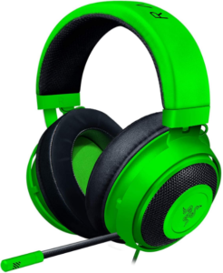 Razer Kraken Gaming Headset Cuffie On-Ear Cablate Per Il Gaming Multipiattaforma Per PC, PS4, Xbox One/Switch, Driver Da 50 Mm, Cavo Audio Da 3.5 Mm Con Controlli Su Filo, Verde