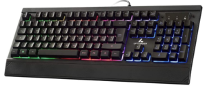 LYCANDER Gaming Keyboard Italy, Wired Keyboard - 19 anti-ghosting keys, 1.8m cable, rainbow backlight - LKB8154IT