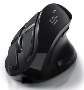 CSL – Nuovo Mouse Verticale – Con display OLED Programmabile direttamente - 2,4 Ghz e Bluetooth integrato – Pulsanti Kailh – Batteria ricaricabile integrata – Plug&Play – da 1200 a 2400 Dpi – NEW 2023