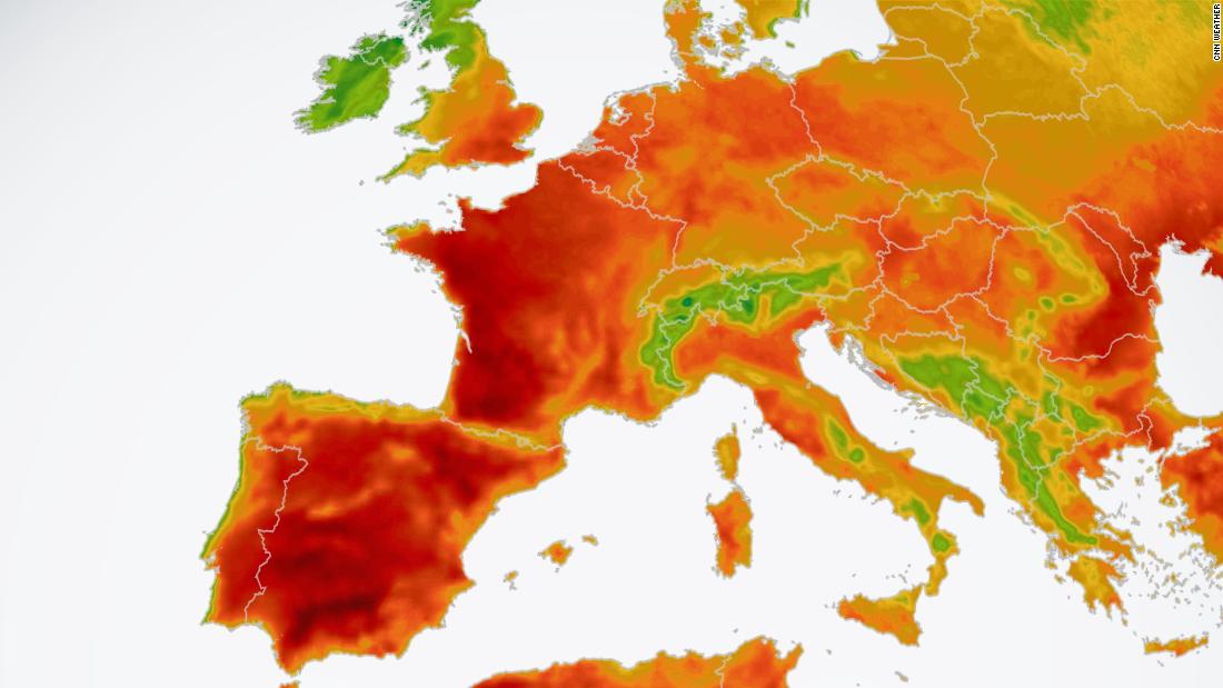 Previsioni delle ondate di calore in Europa questo fine settimana, ancora una volta