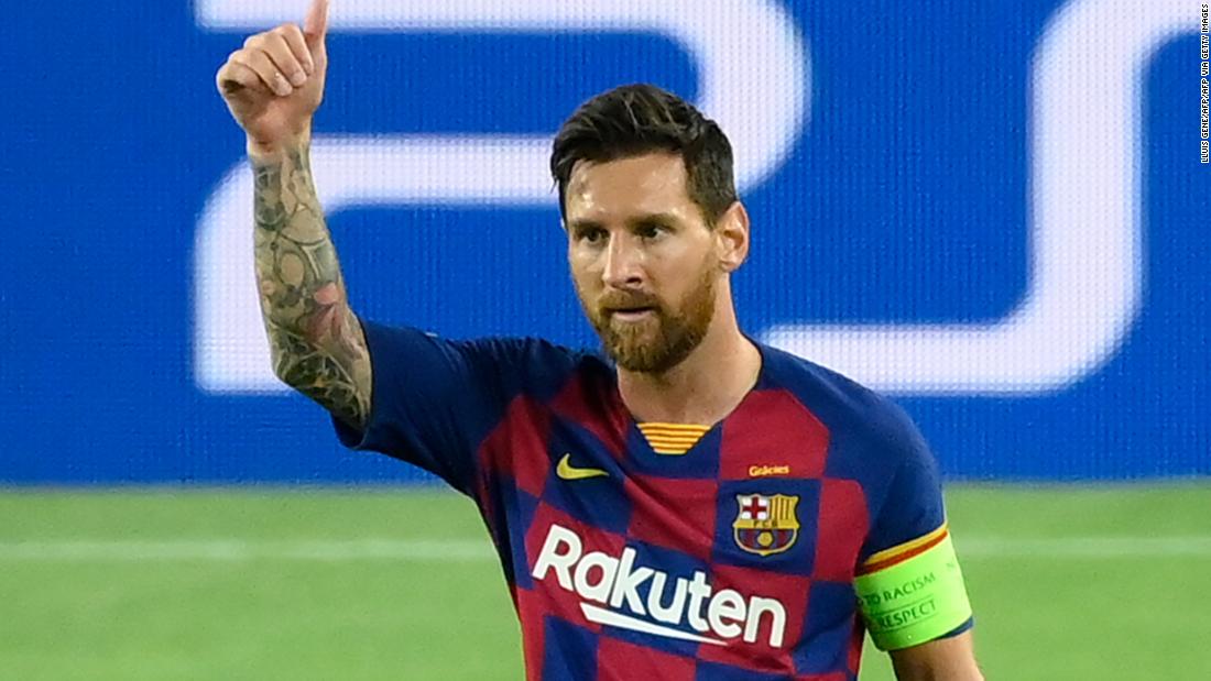 Lionel Messi solleva il Barcellona in Champions League ultimi 8