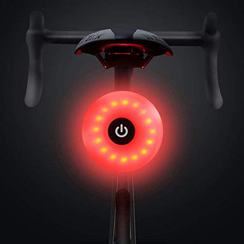 Luce LED posteriore bici bicicletta faro visibilità impermeabile ricaricabile 